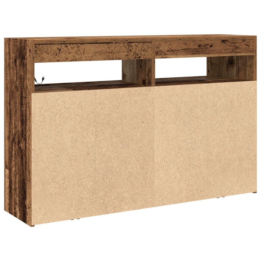 Sideboard Engineered Wood 116 X 30 X 75 Cm Sideboard Oude hout