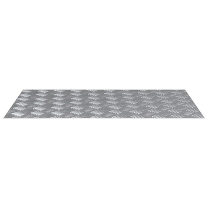 Aluminium Checkerplaten 2 Stuks Antislip 80X50 Cm 80 x 50 x 0.3 cm Rechthoekig