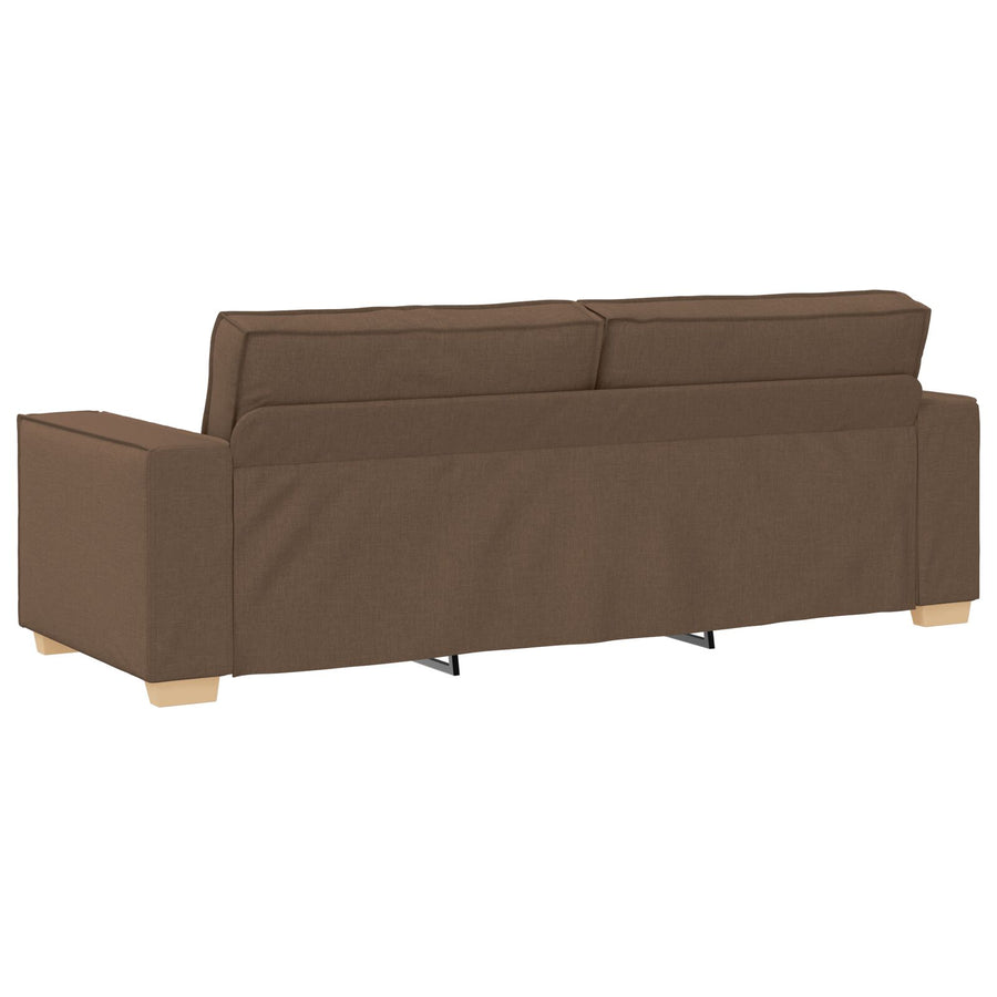 3-Zits Bank Stof 180 cm Bruin