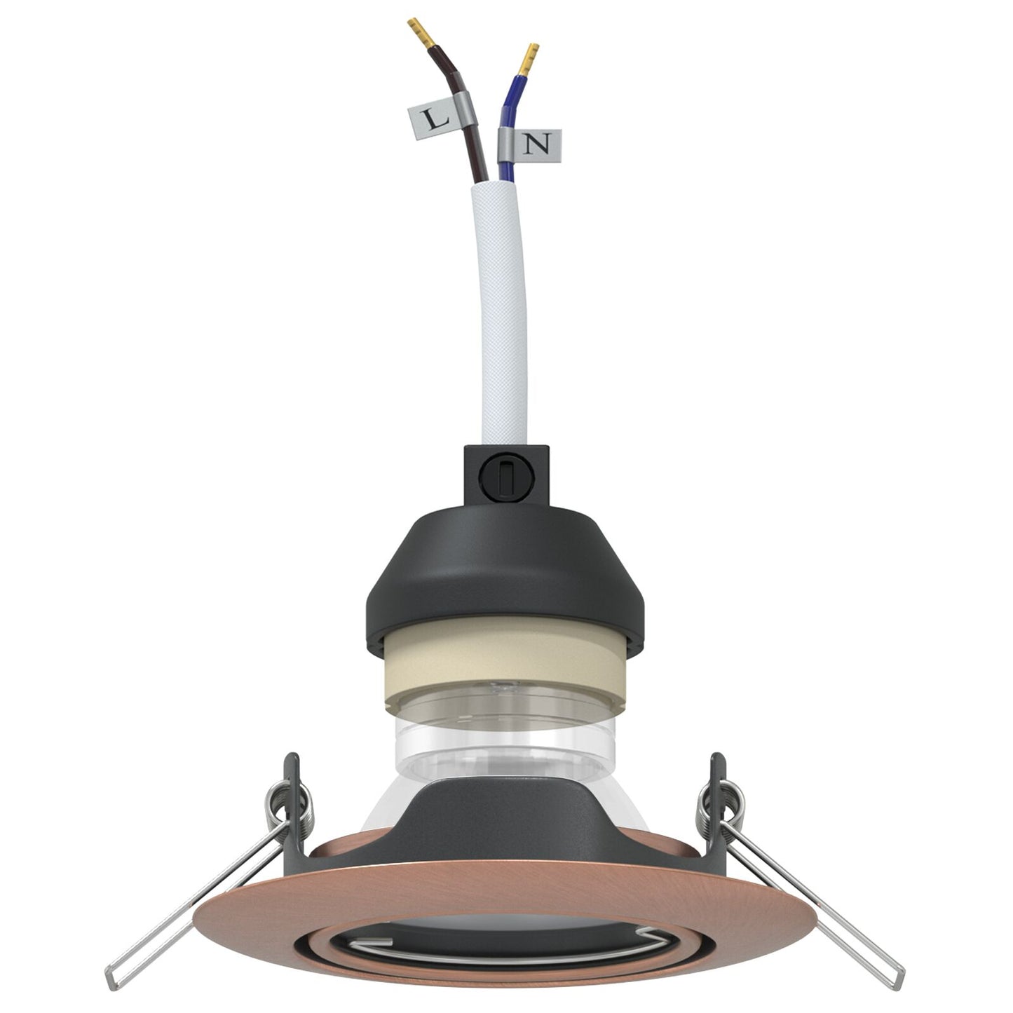 Lamps Set Van 6 9 Cm Inbouw Plafondlampen Rond Modern Koper