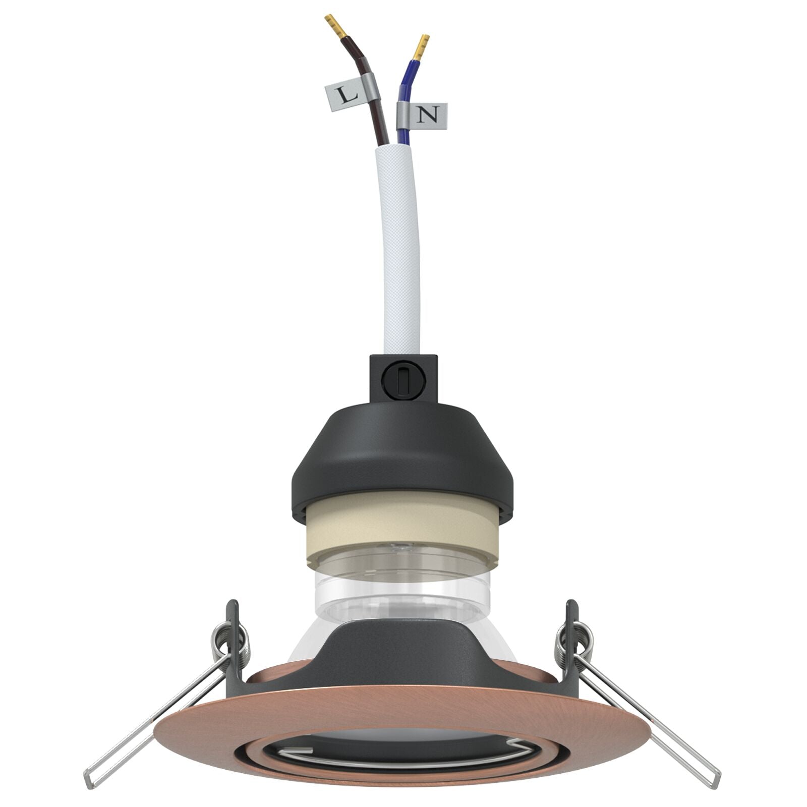 Lamps Set Van 6 9 Cm Inbouw Plafondlampen Rond Modern Koper