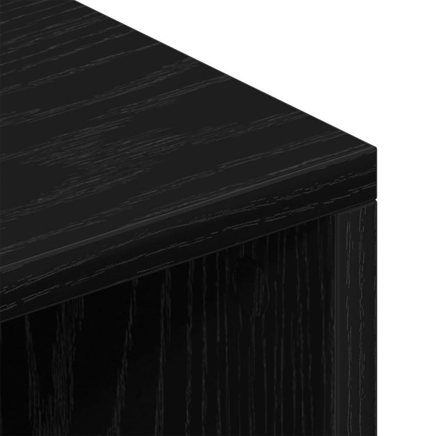 En Tv-Kast - 69.5X30X50 Cm, Gemaakt Van Bewerkt Hout 69.5 cm Zwarte eik