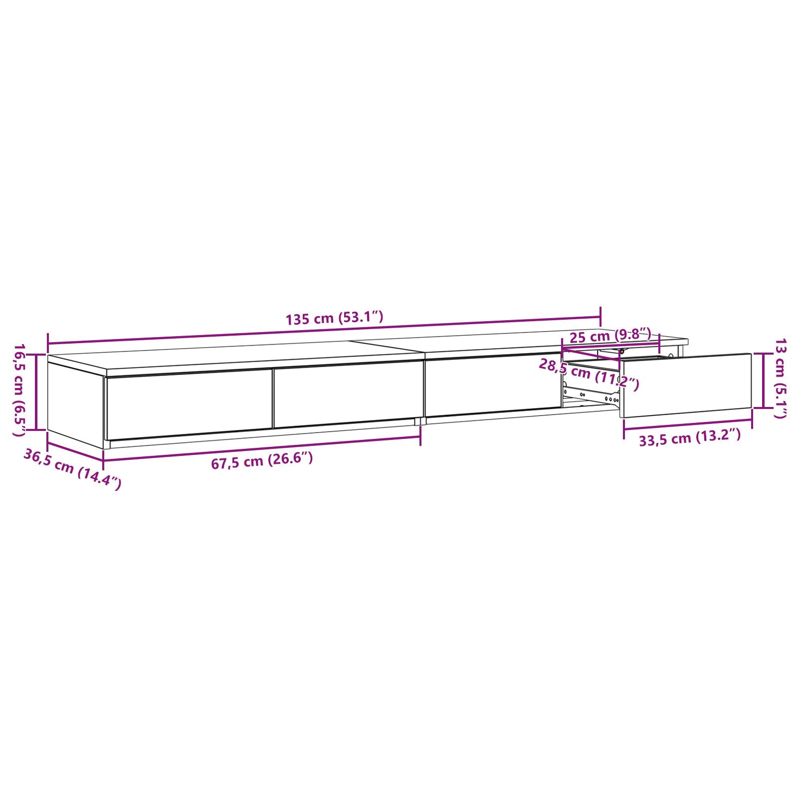 Bedlade Oude Hout 135X36,5X16,5 Cm Gelamineerd Hout Oud hout 135 x 36.5 x 16.5 cm