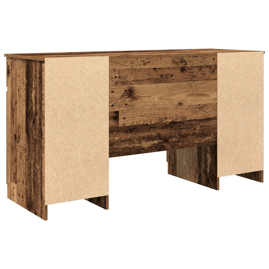 Bureau Oud Hout 140X49X76 Cm Bewerkt Hout