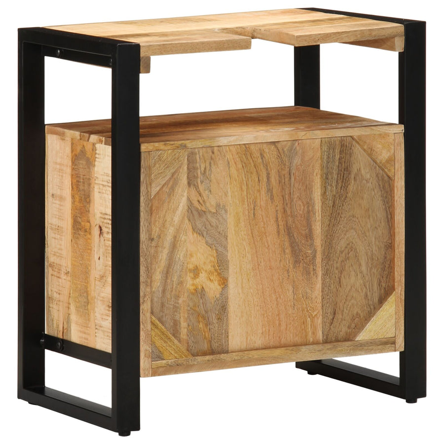 Badkast 55X35X60 Cm Massief Ruw Hout Massief ruw mangohout