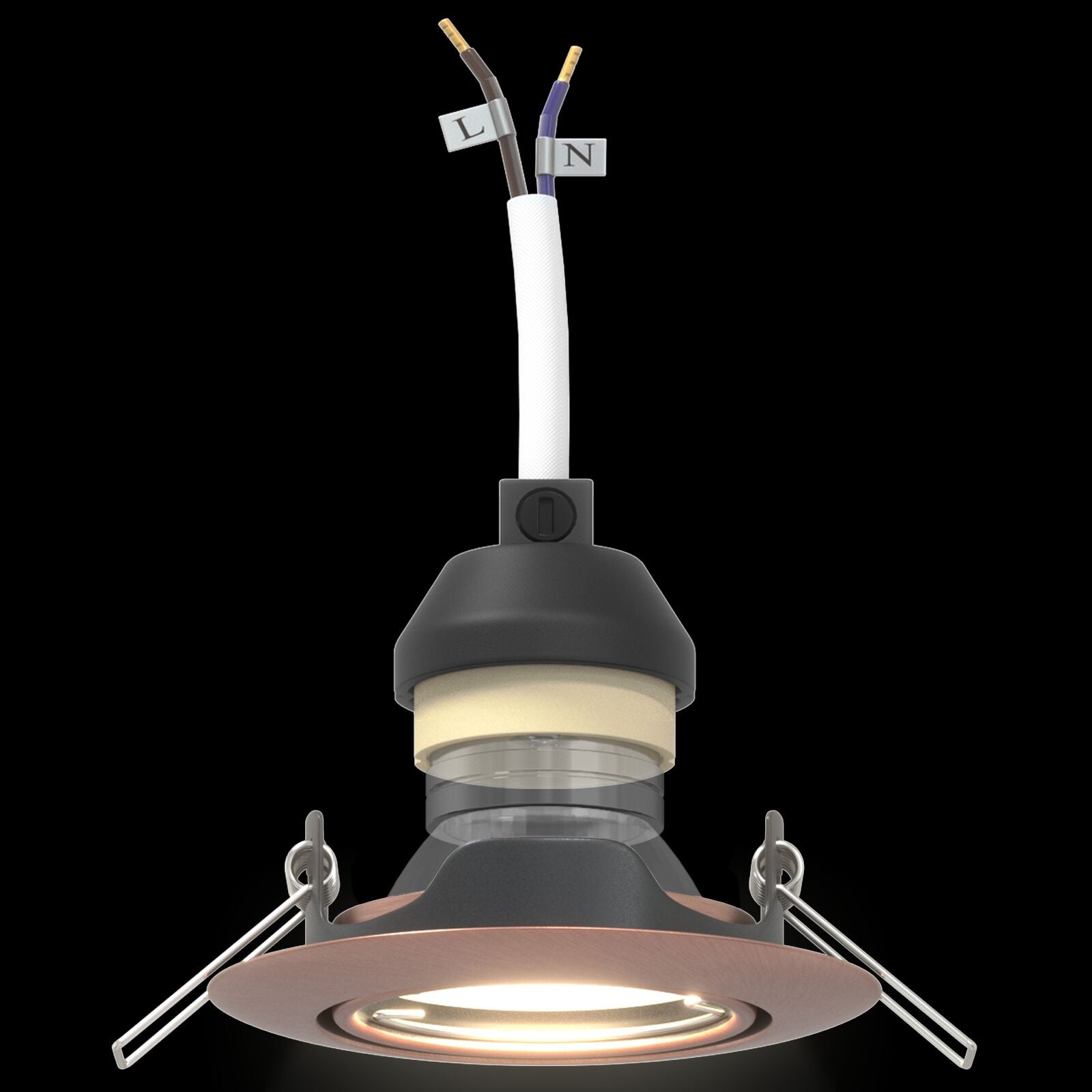 Lampen En Plastic Klein Inbouwverlichting Rond 12 Koper