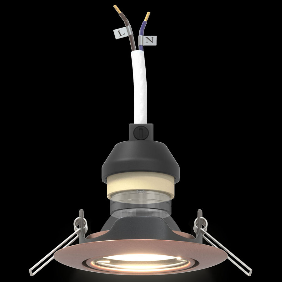Lampen En Plastic Klein Inbouwverlichting Rond 12 Koper