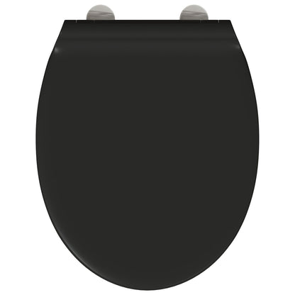 Quick Release Toiletseat Met Soft Close Duroplast Zwart