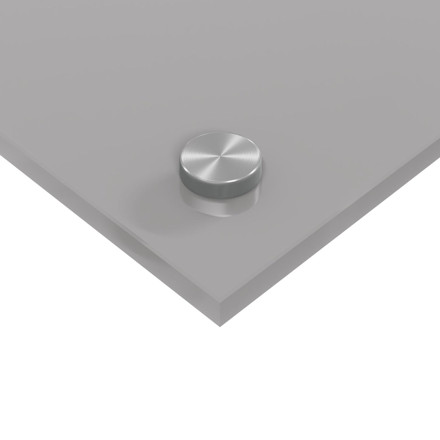 Achterwand Voor In De Keuken 90X60X0,6 Cm Gehard Glas Lichtgrijs 90 x 60 cm