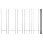 Draadschutting 1.6x50 m staal zilver