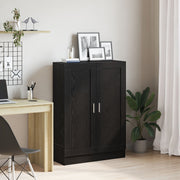 Boekenkast 82,5x30,5x115 cm zwart eiken