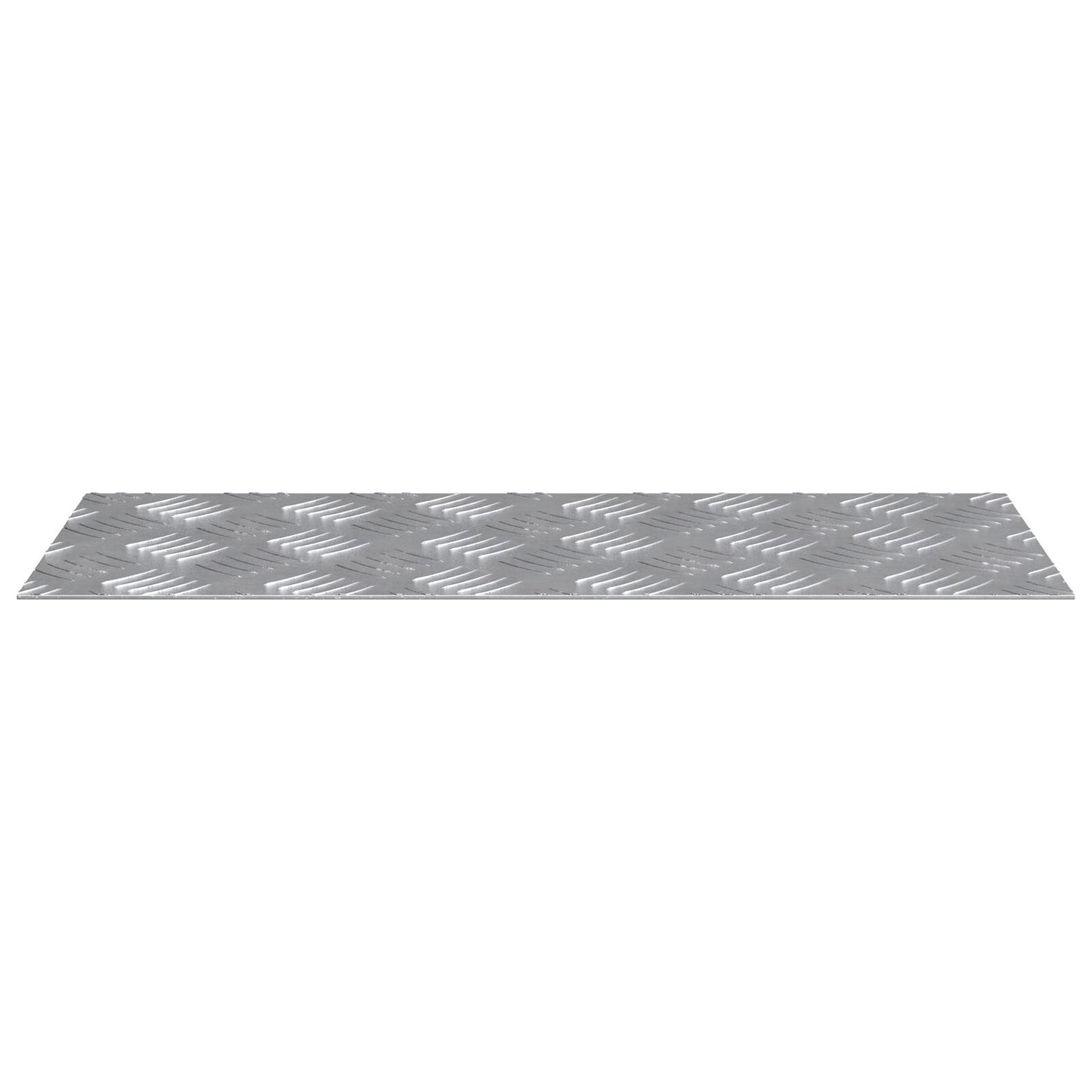 Aluminium Checker Platen 4 Stuks Anti-Slip 50X20 Cm 50 x 20 x 0.3 cm Rechthoekig