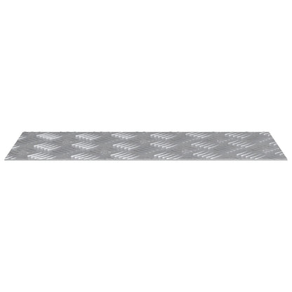Aluminium Checker Platen 4 Stuks Anti-Slip 50X20 Cm 50 x 20 x 0.3 cm Rechthoekig