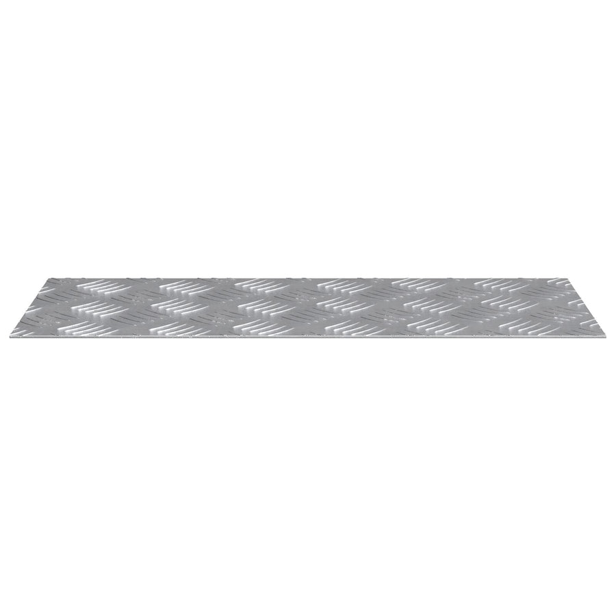 Aluminium Checker Platen 4 Stuks Anti-Slip 50X20 Cm 50 x 20 x 0.3 cm Rechthoekig