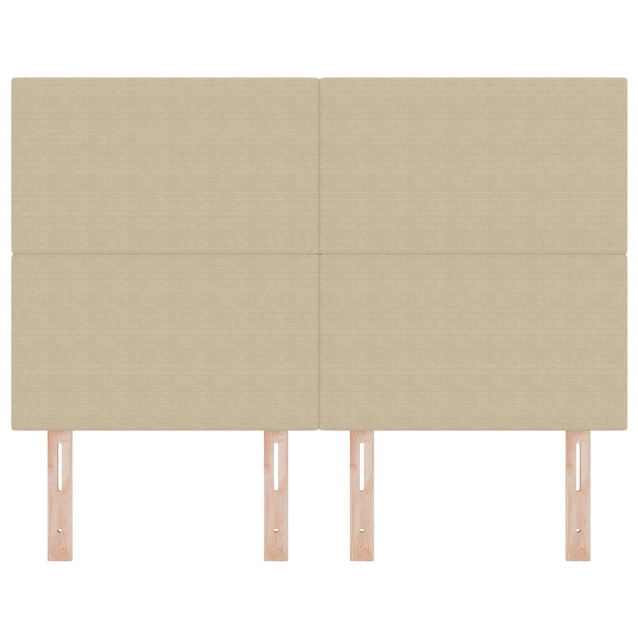 Hoofdbord Effen Ontwerp Lichtgroen Grijs 160 Cm Corduroy Stof