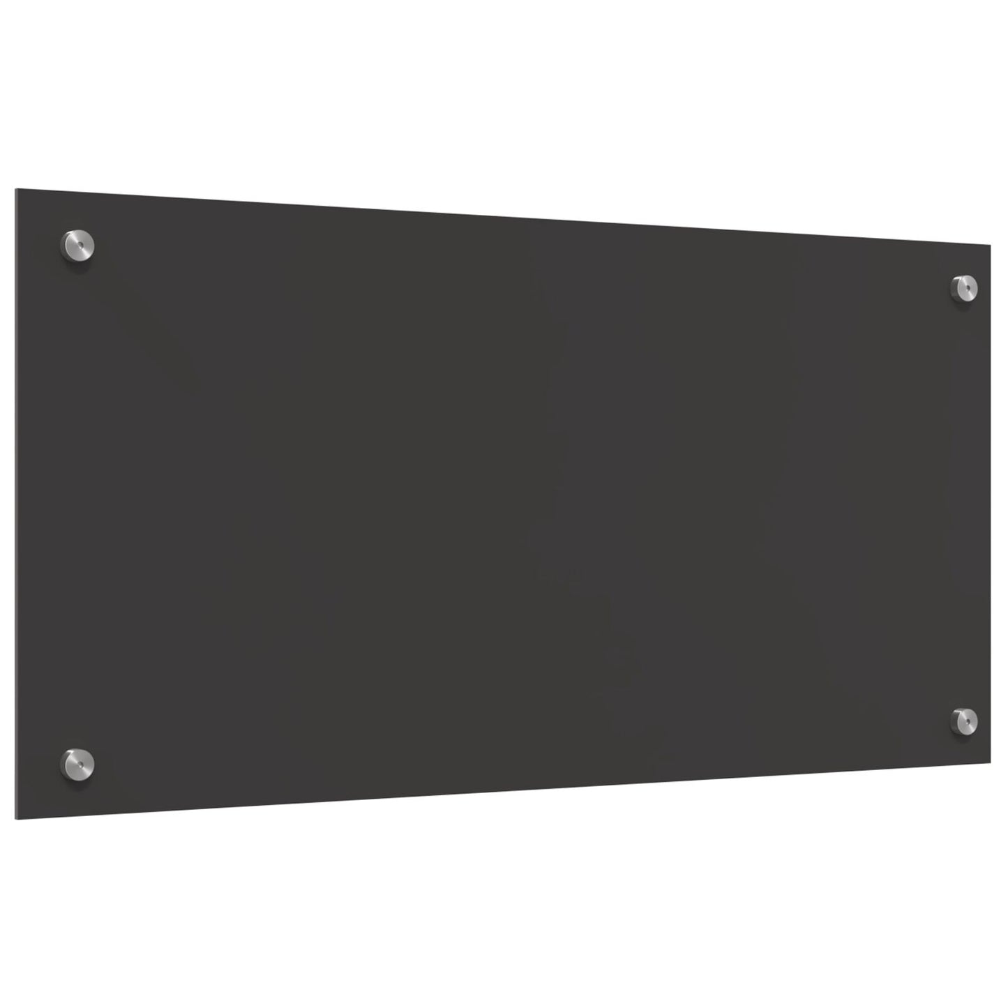 Keuken Achterwand 80X40X0,6 Cm Gelaagd Glas Donkergrijs 80 x 40 cm