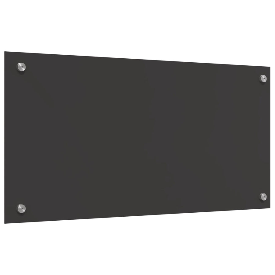 Keuken Achterwand 80X40X0,6 Cm Gelaagd Glas Donkergrijs 80 x 40 cm