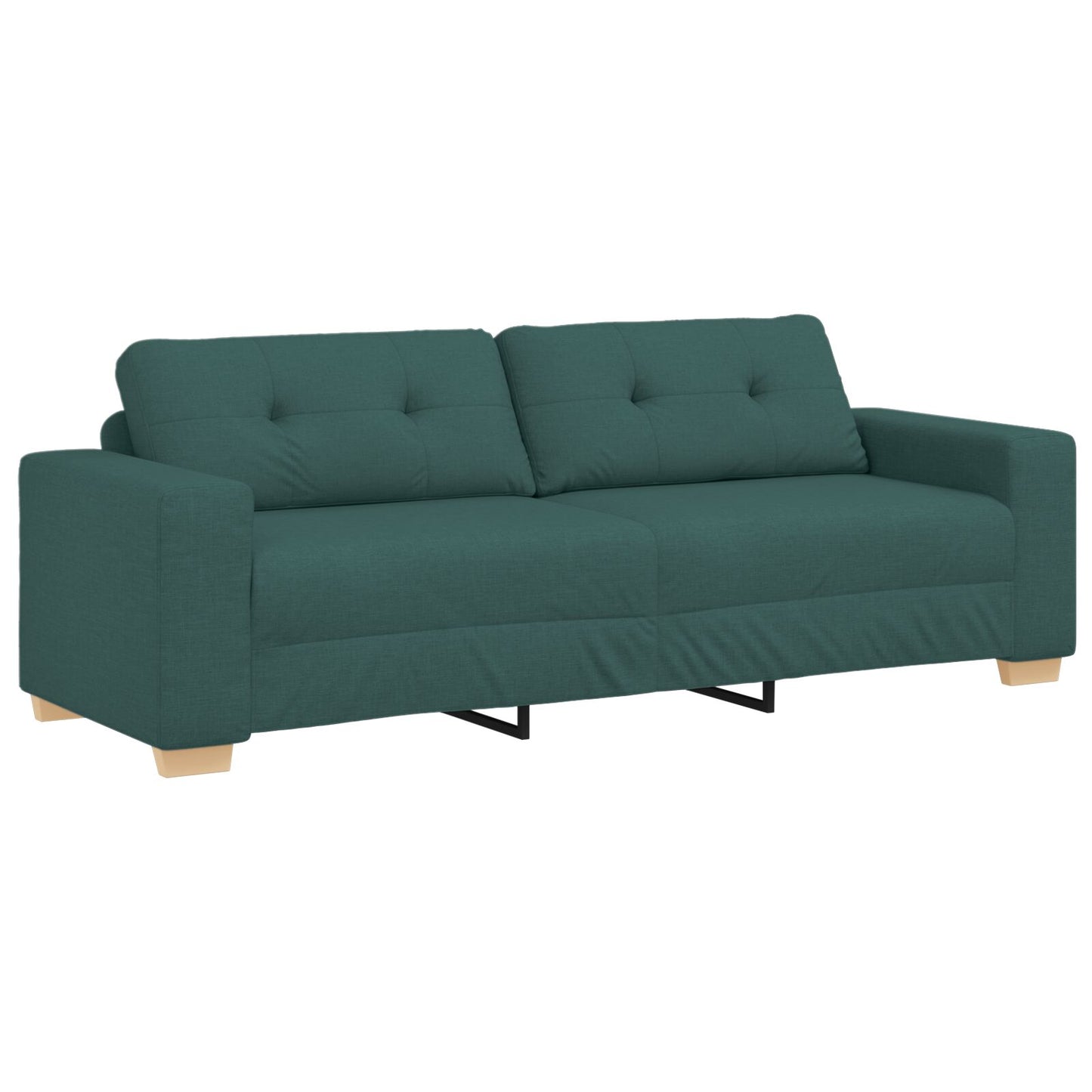 3-Zitsbank Stof Donkergroen 180 cm