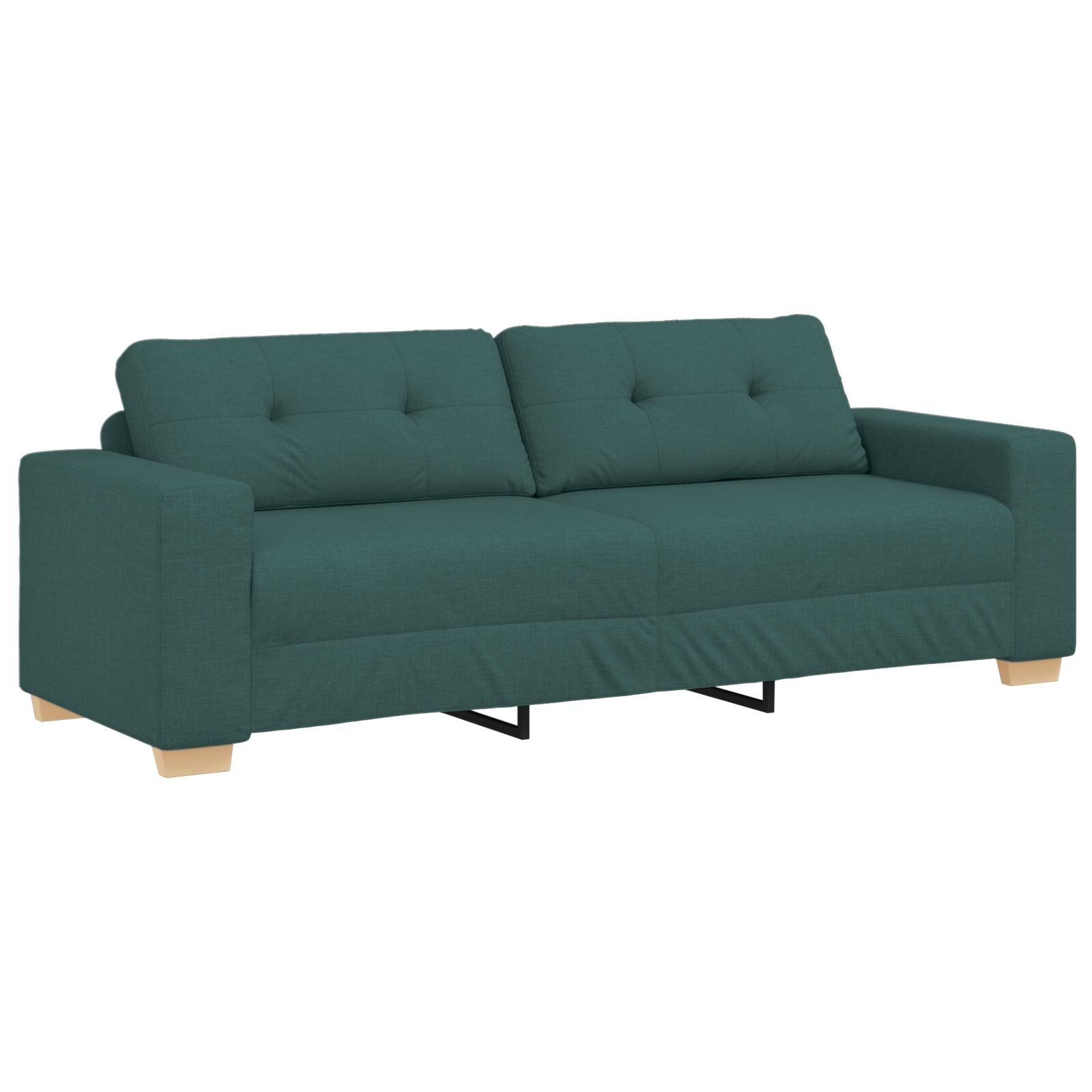 3-Zitsbank Stof Donkergroen 180 cm