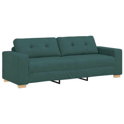 3-Zitsbank Stof Donkergroen 180 cm