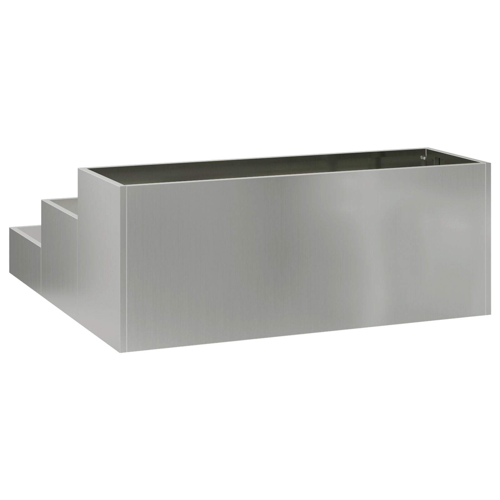 Tuint Planter 3-Laags 90 x 90 x 35 cm Gegalvaniseerd staal