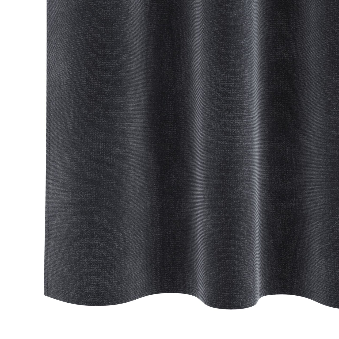 Blackout Gordijnen Met Topband 2 Stuks Velours Donkergrijs 140 x 225 cm met genaaid tape