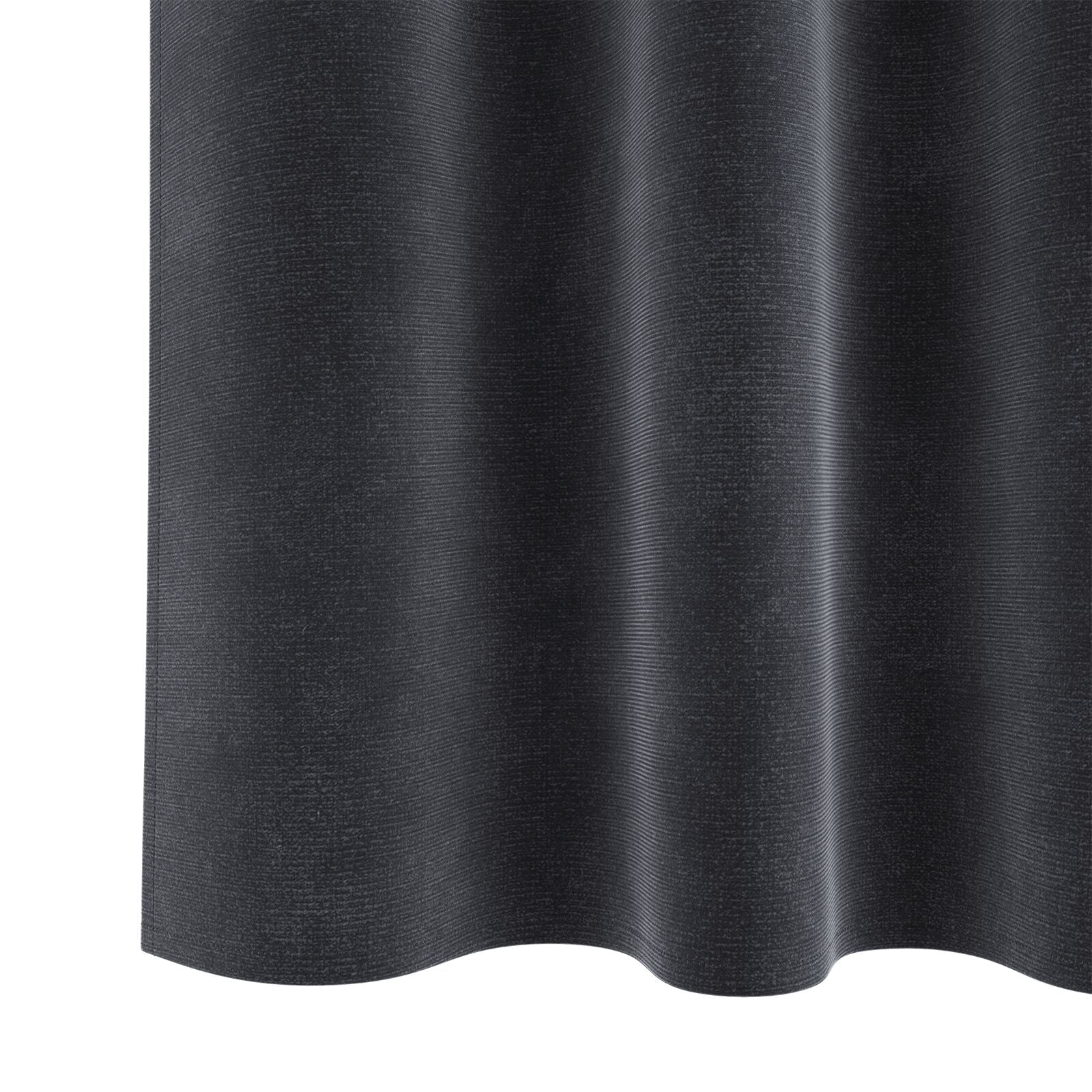 Blackout Gordijnen Met Topband 2 Stuks Velours Donkergrijs 140 x 225 cm met genaaid tape