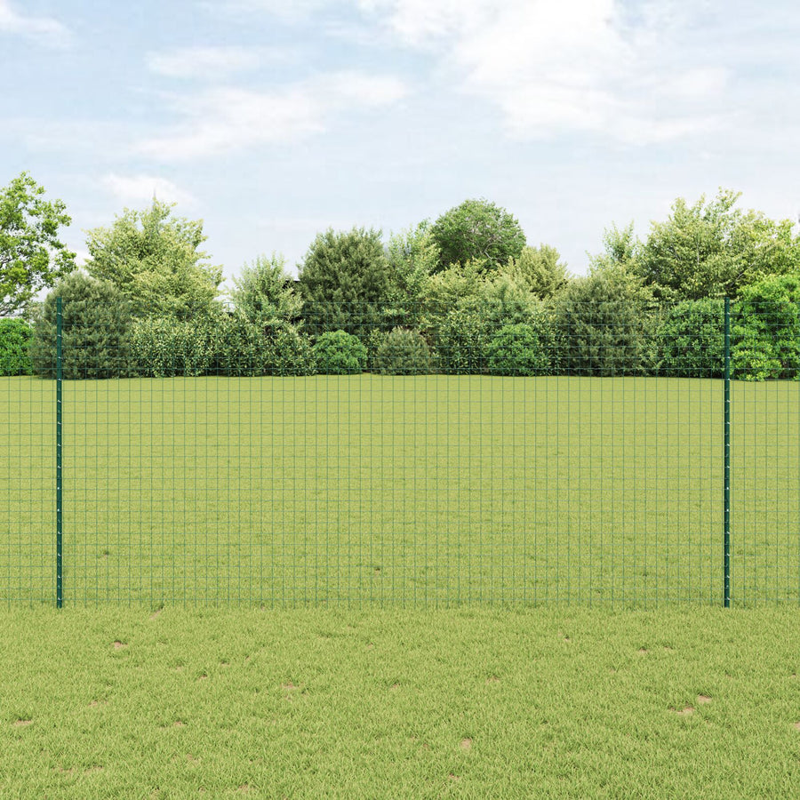 Euro Hek Met 5 U Palen Groen 1,4X10 M Staal