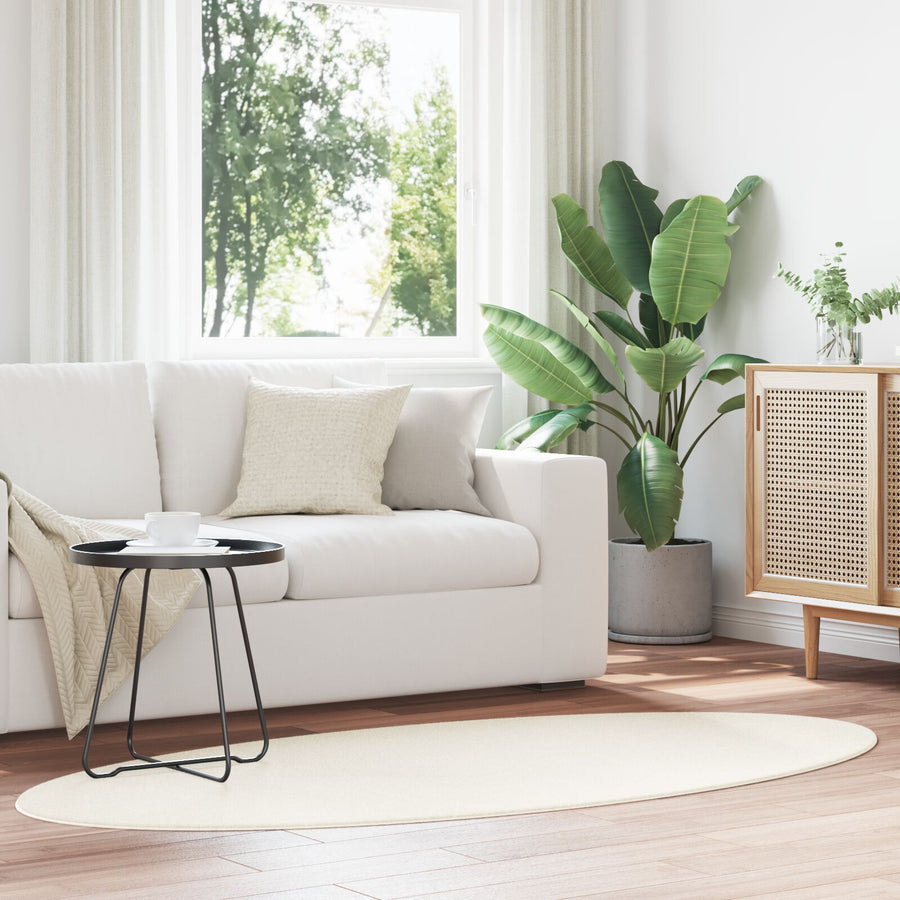 Vloerkleden Polyester Duurzaam Vloerkleden Crème 120 x 170 cm