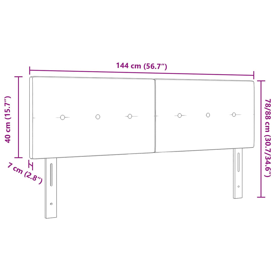 Hoofdbord Met Knopen Gequilt Fluweel Roze 140 cm Lage hoofdbord