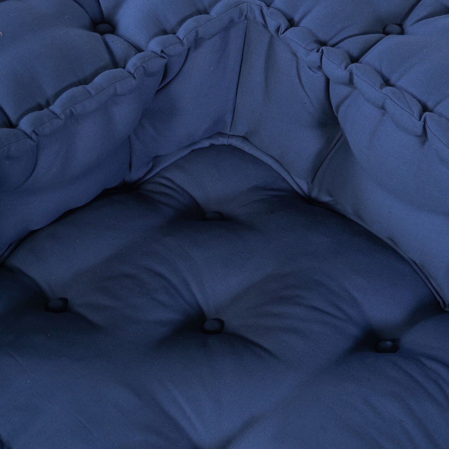 Modulaire Poefjes - Set Van 4 In Stof Indigo 70 x 70 x 54 cm 3x middelste + hoek