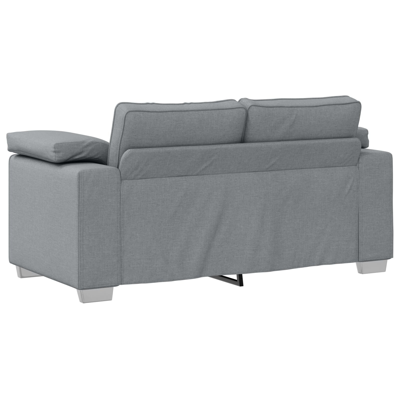 Love Seat Stof Lichtgrijs 120 cm