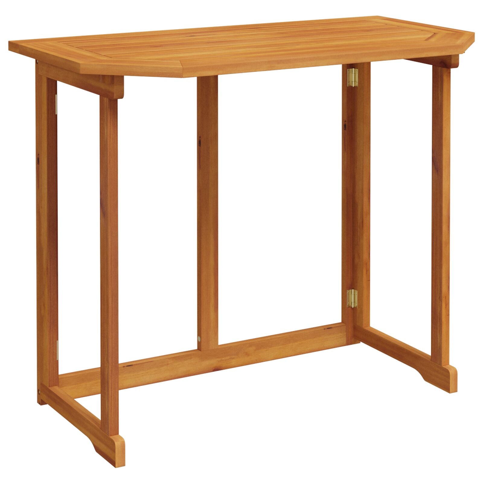 4-Delig Tuin Eetset Van Massief Acaciahout