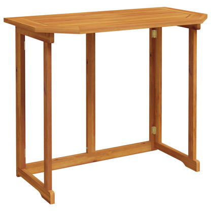 4-Delig Tuin Eetset Van Massief Acaciahout