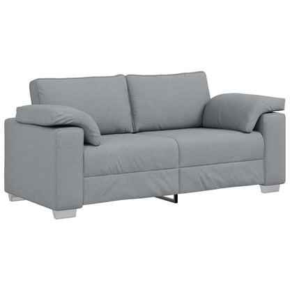 Loveseat Van Stof Lichtgrijs 140 cm