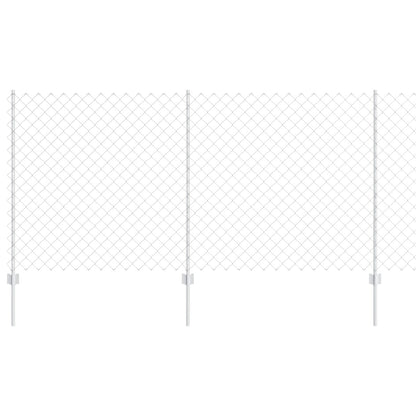 Kettinglink Hek Met 44 U Posts Zilver 1.2M X 25M Staal