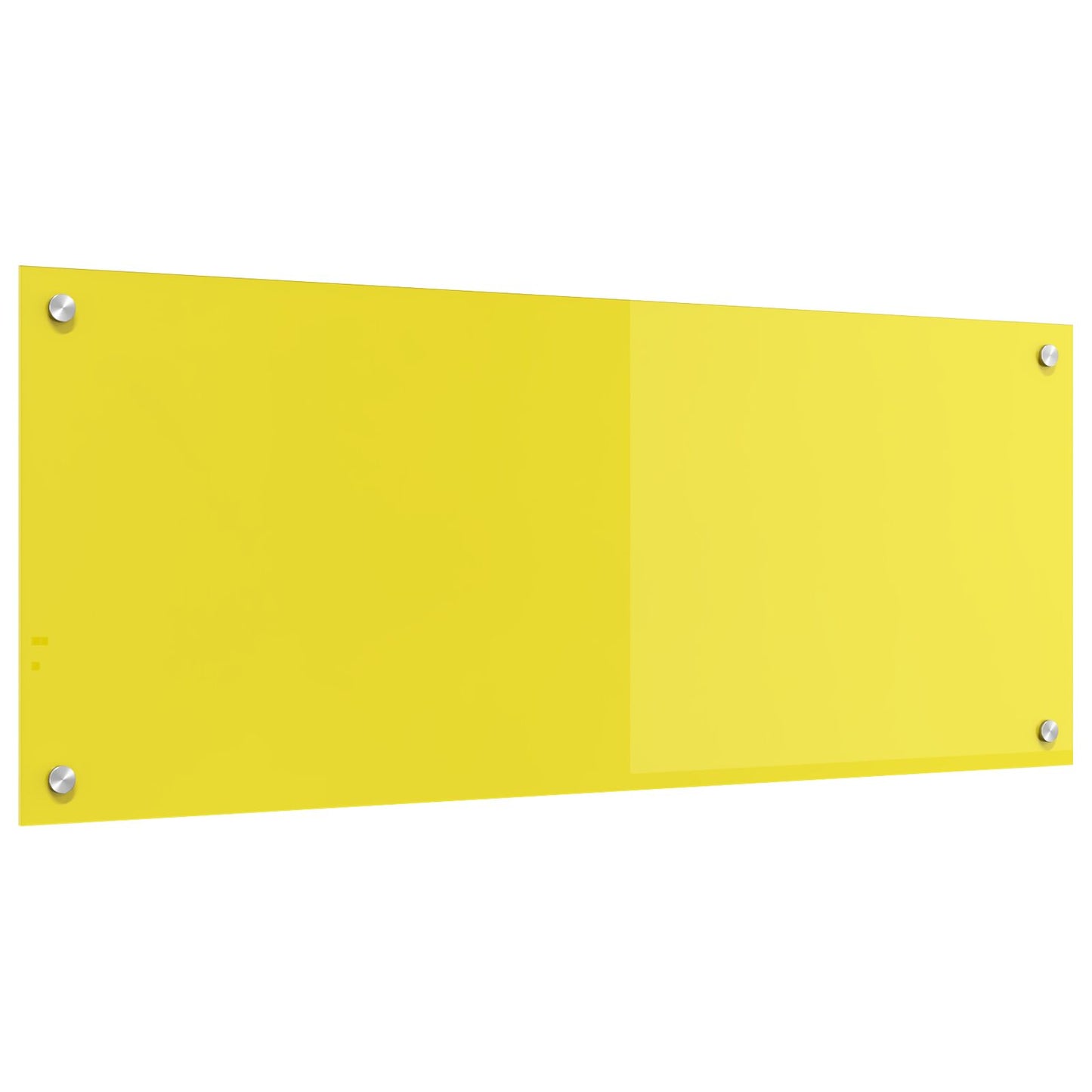 Keuken Achterwand 100X40X0.6 Cm Geharde Glas Geel 100 x 40 cm