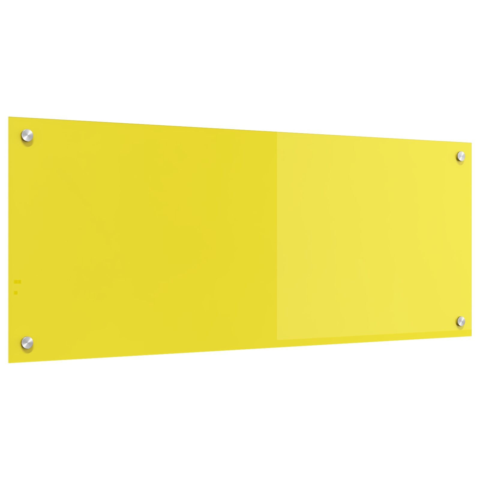 Keuken Achterwand 100X40X0.6 Cm Geharde Glas Geel 100 x 40 cm