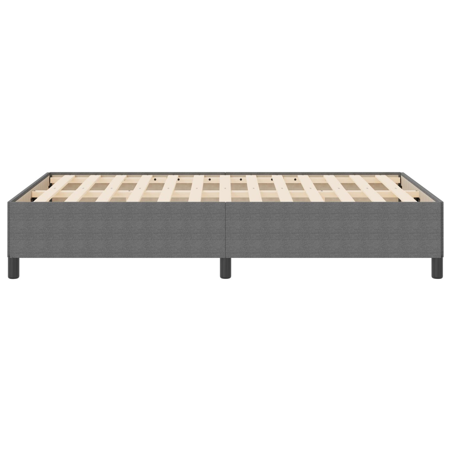 Bedframe Corduroy Stof Lichtgrijs 120 x 190 cm