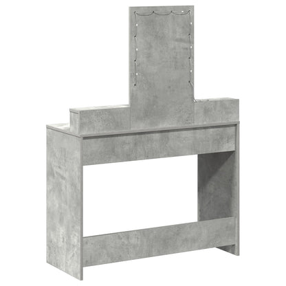 Kaptafel Met Led-Verlichting Betonnen Grijs Beton grijs 100 x 41 x 140 cm