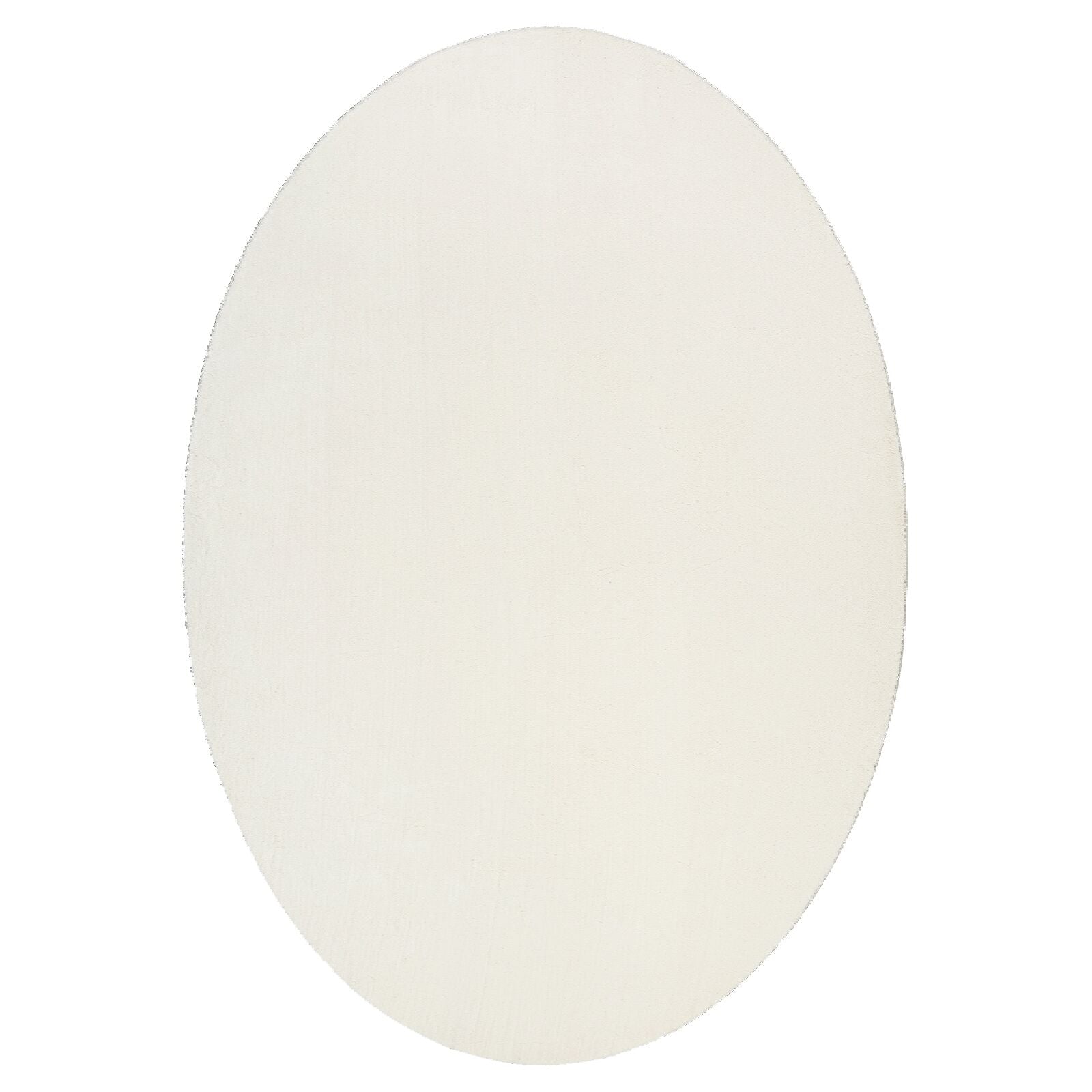 Tapijt ""Huarte"" Ovaal Crème 160 x 230 cm