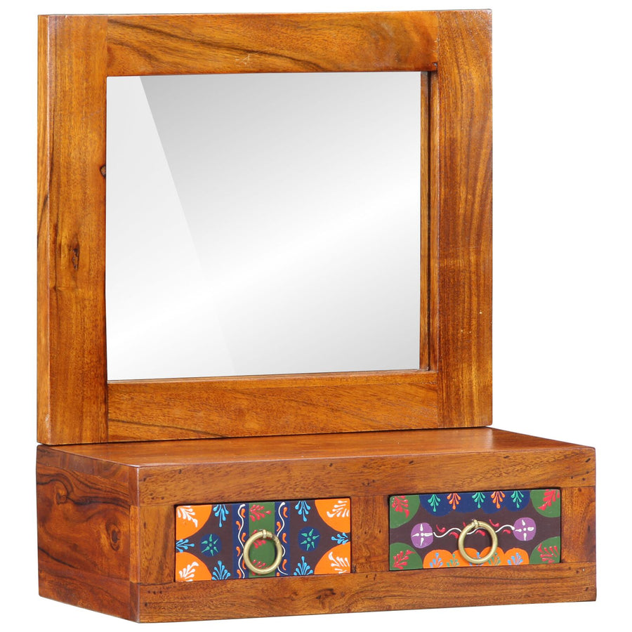 Wandkast 40X20X50 Cm Massief Acaciahout