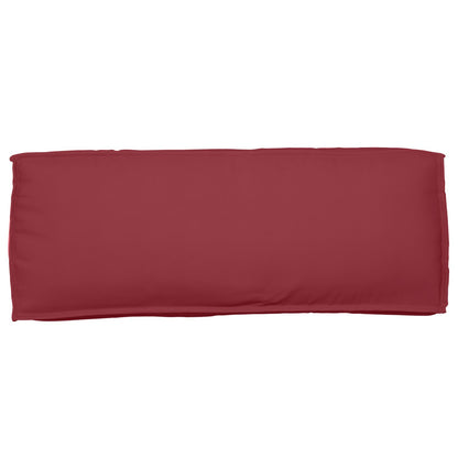 Palletkussen Voor Rugsteun 120X40X12 Cm Oxford Stof Bordeauxrood