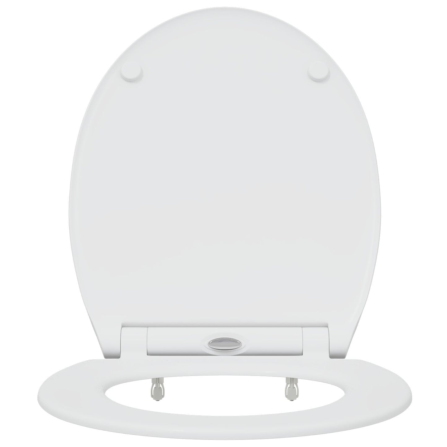 Snelsluiting Toiletbril Met Zachte Sluiting Duroplast Wit