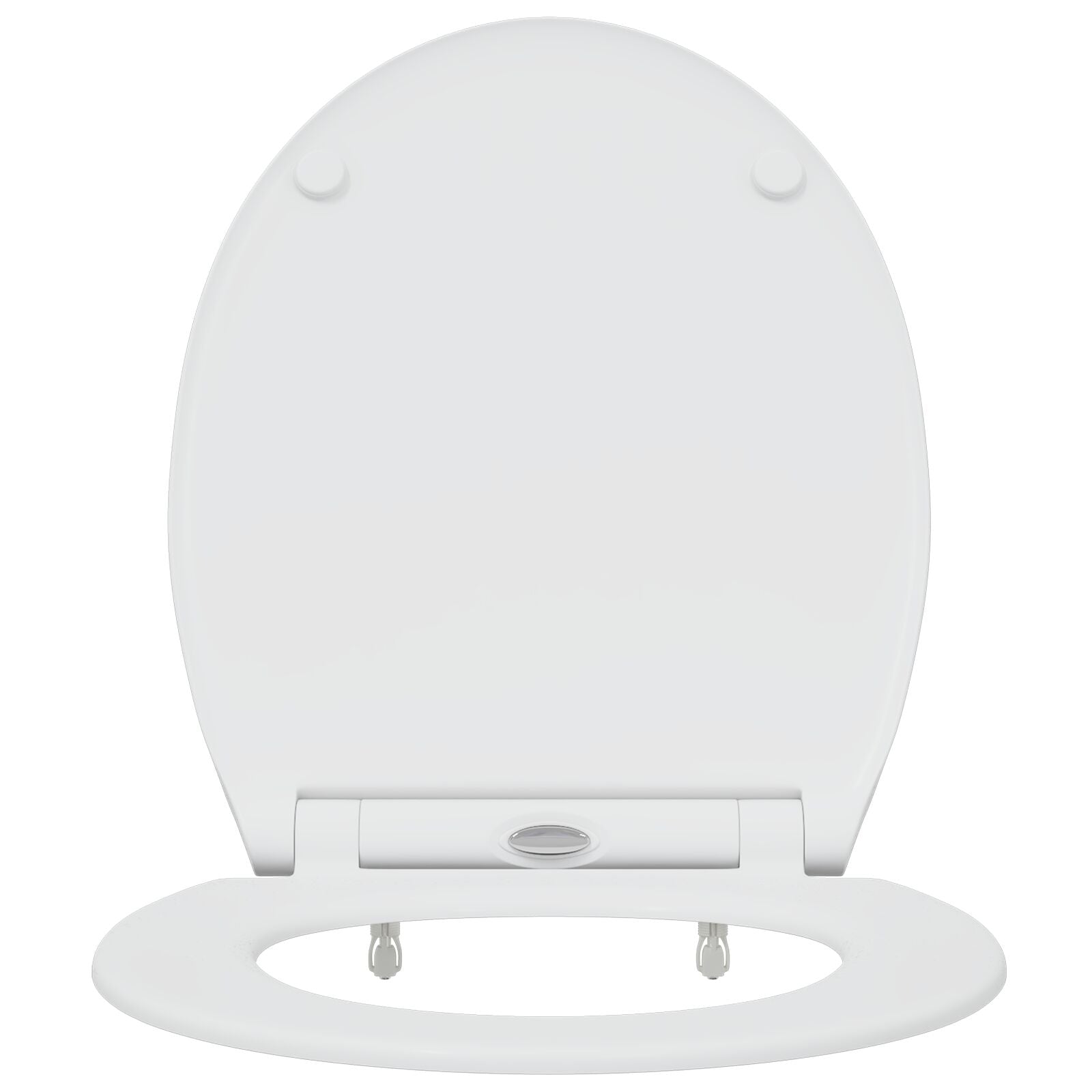 Snelsluiting Toiletbril Met Zachte Sluiting Duroplast Wit