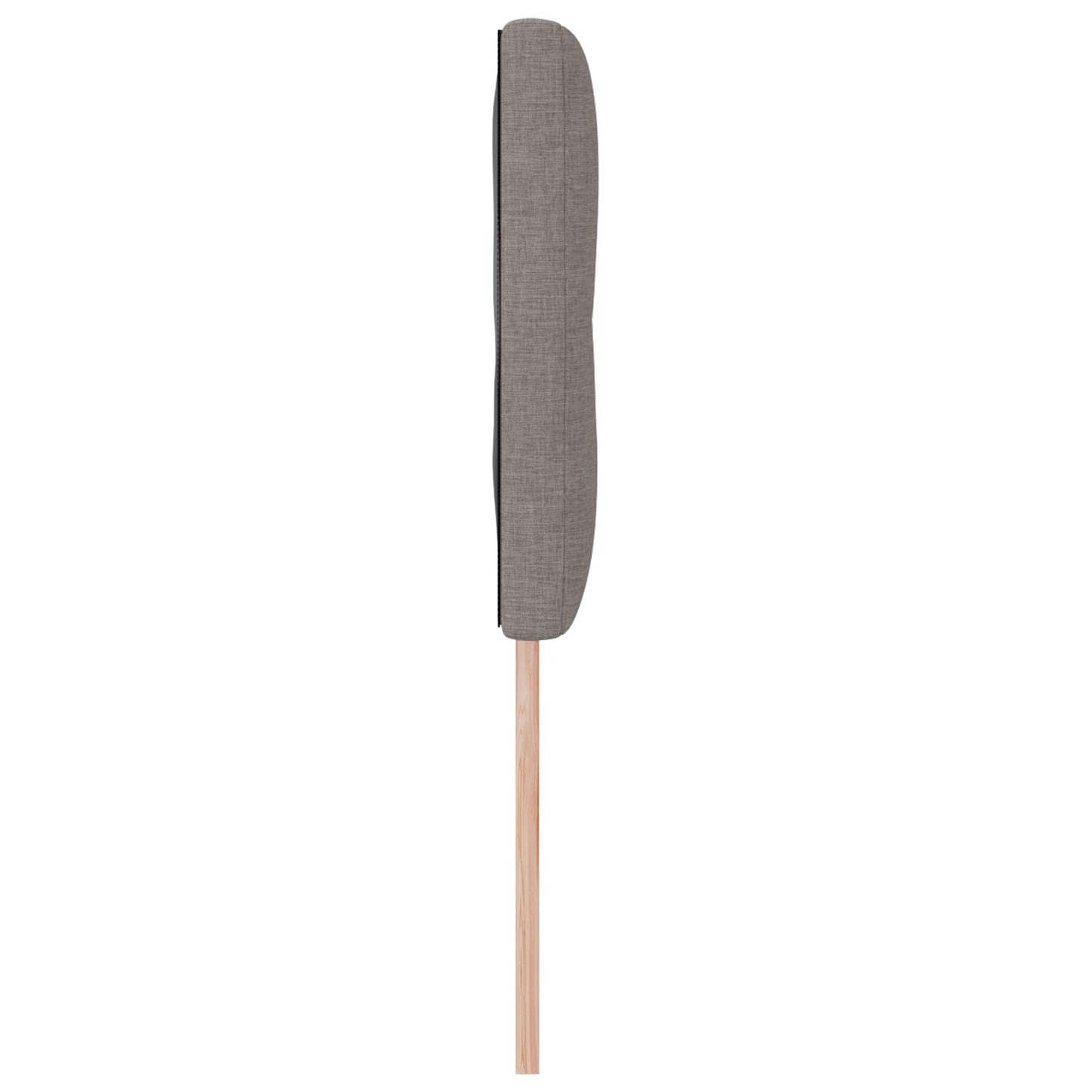 Hoofdbord Met Knoppen Stof Taupe 160 cm Laag hoofdbord