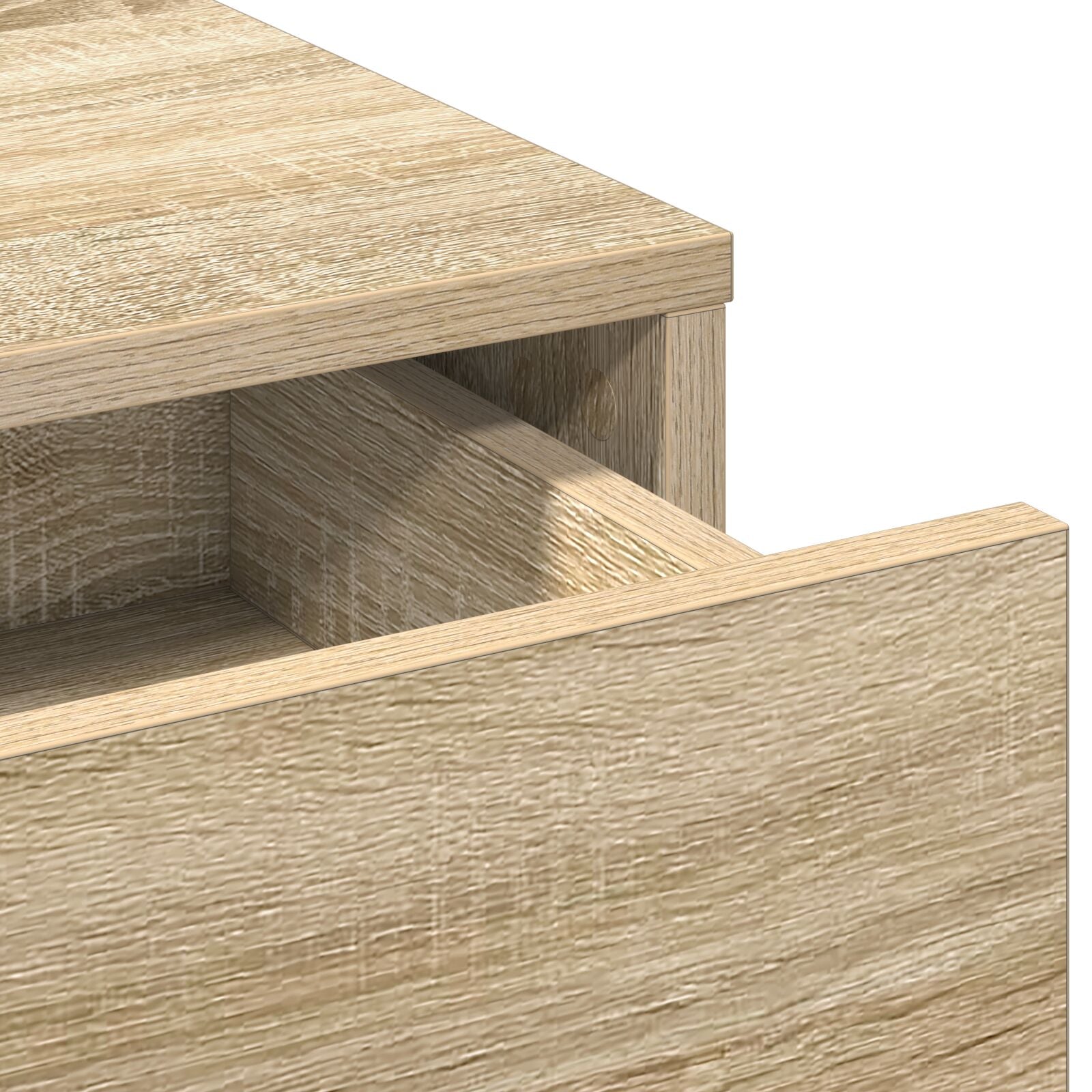 Kaptafel Met Lades 50 x 41 x 140 cm Sonoma eiken