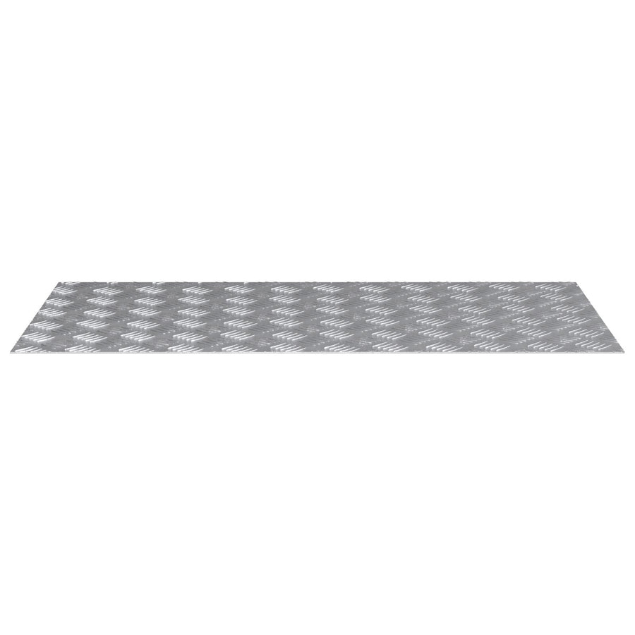 Aluminium Checkerplaten 2 Stuks Antislip 100X50 Cm 100 x 50 x 0.2 cm Rechthoekig