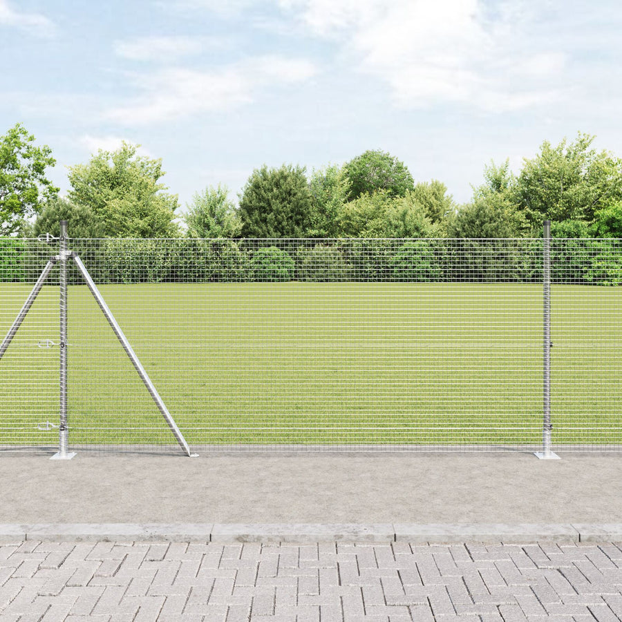 Geglaserde Draadhek Met 13 Flenspalen 0.8X100 M Gegalvaniseerd Staal Gegalvaniseerd Staal