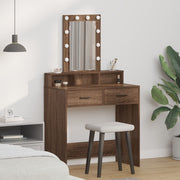 Console table with drawer Brown 79 x 41 x 140 cm Engineered wood